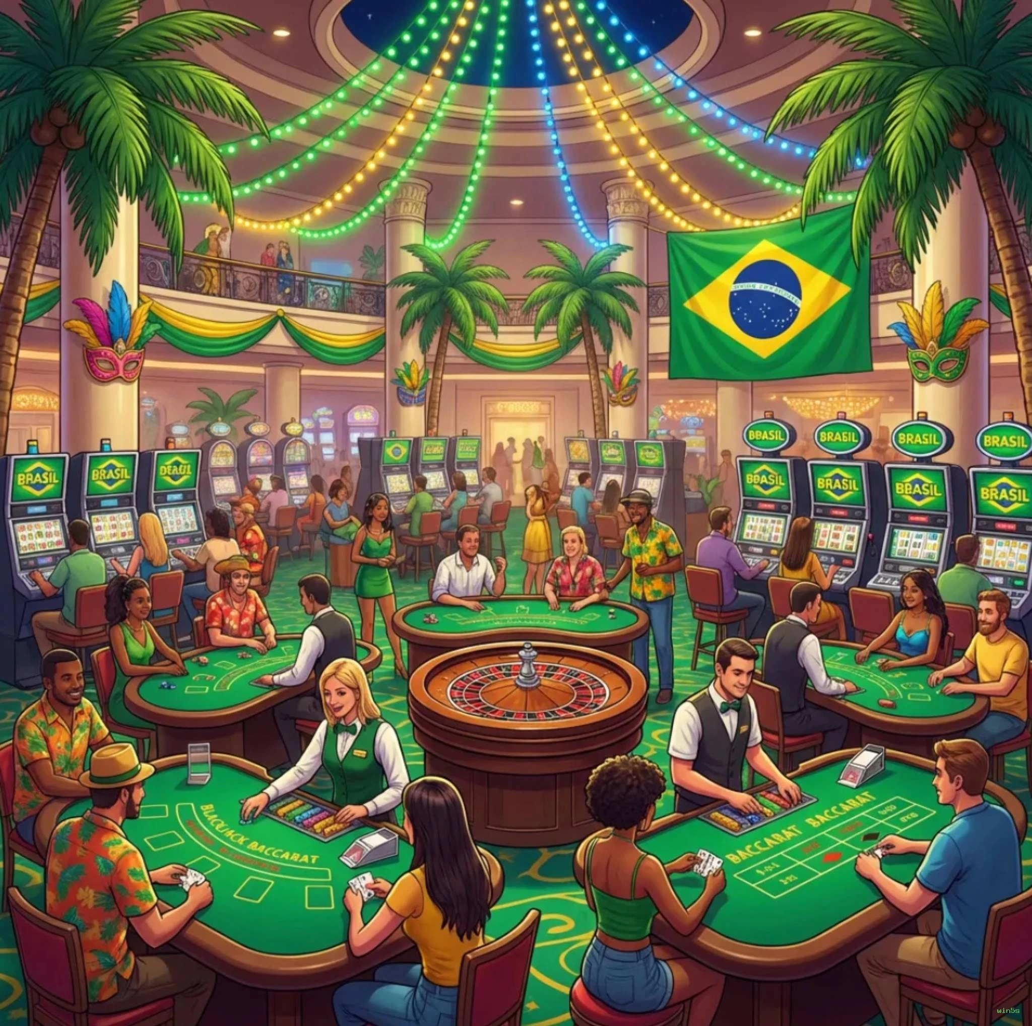 Imagem promocional da win5s mostrando a plataforma e suas vantagens
